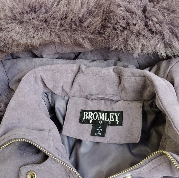 Bromley Sport Thermolite Fox Fur Women’s Hooded Zip Up Jacket Size M - Picture 3 of 12